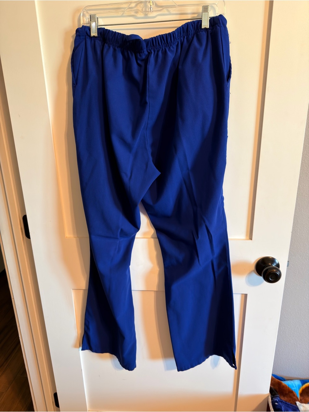 Jockey Navy Blue Women's Scrub-Style Pajama Top and Pants - Picture 10 of 11